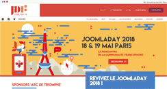 Desktop Screenshot of joomladay.fr